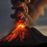 gunung lewotobi meletus